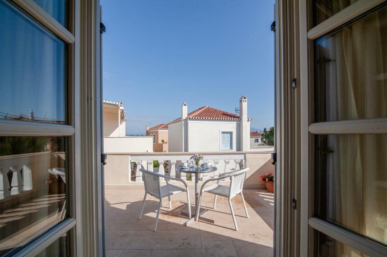 Mimoza Hotel Spetses Town Bagian luar foto